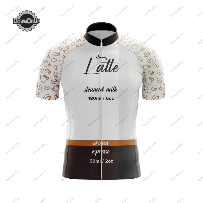 Set Jersey Bersepeda Coffee Li - Summer Clothing List ulasan dan harga