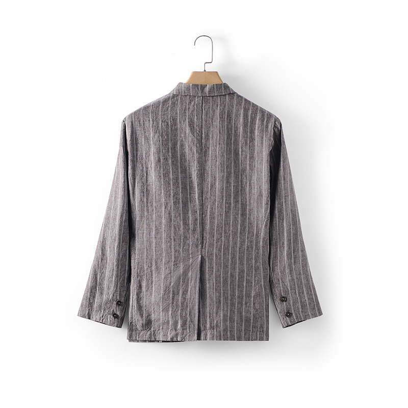 Jaket Setelan Linen Tipis Pria - Summer Clothing Men Linen ulasan dan harga