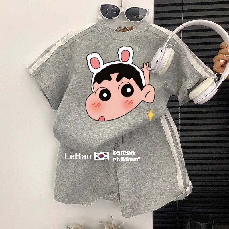 Setelan Olahraga Anak Motif Cr - Summer Away Clothing ulasan dan harga