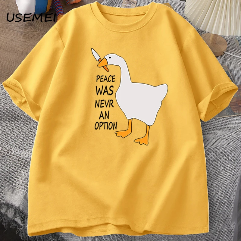 Kaus Goose Peace Was Never An  - Summer Clothing Options ulasan dan harga