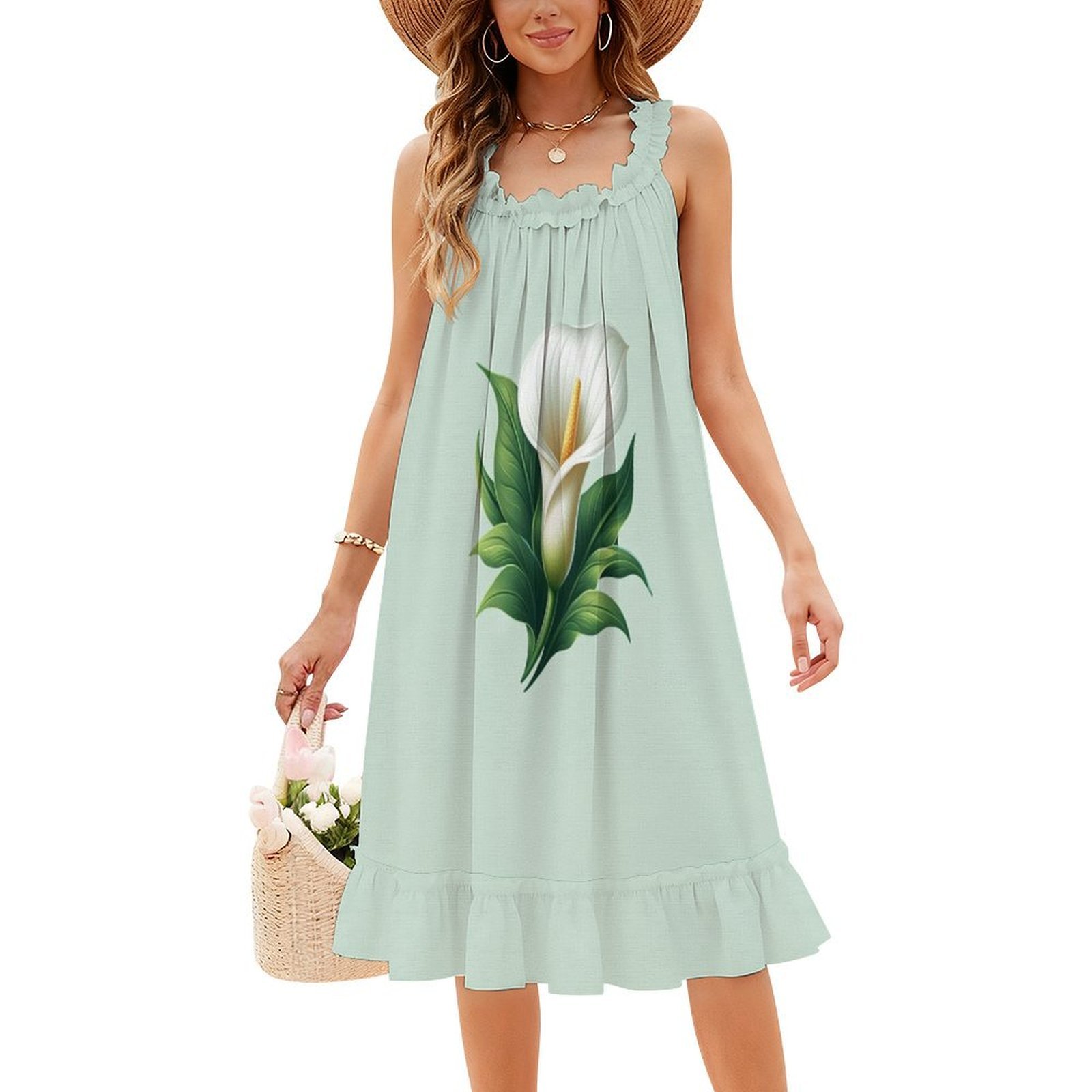 Gaun Mini Gaya Preppy Calla Li - Summer Days Clothing ulasan dan harga