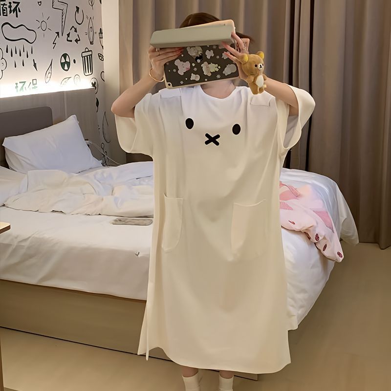 Gaun Tidur Miffy Kawaii Gaun T - Summer Away Clothing ulasan dan harga