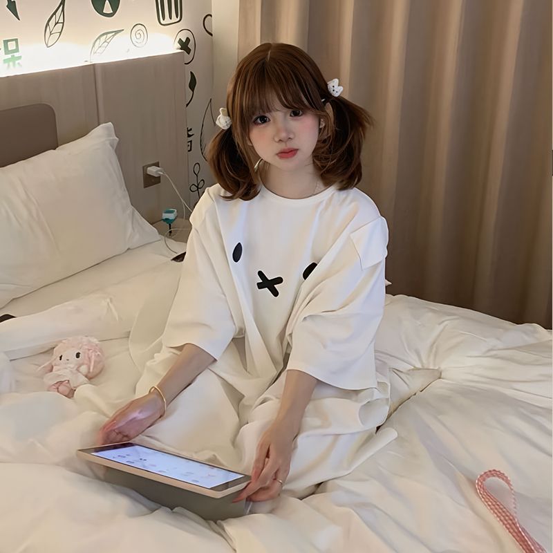 Gaun Tidur Miffy Kawaii Gaun T - Summer Away Clothing ulasan dan harga